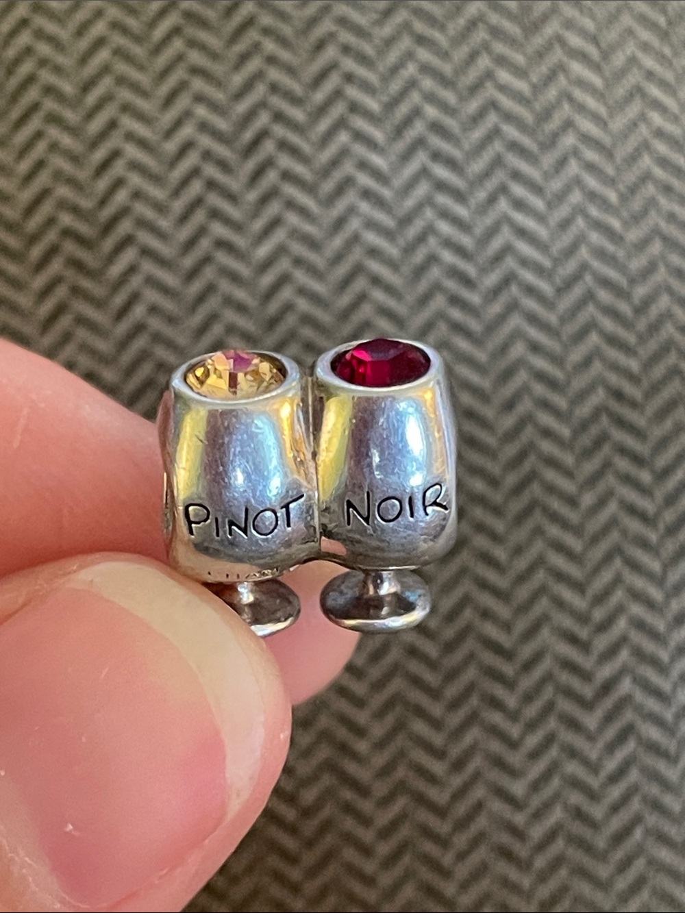 Chamilia Silver Wine Charm